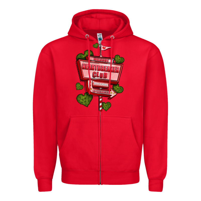 Heartbreaker Club Olivia Zipper Hoodie by OliviaCreatesArt | Teevron