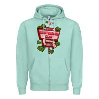 Seafoam heartbreaker club olivia Zipper Hoodie - OliviaCreatesArt