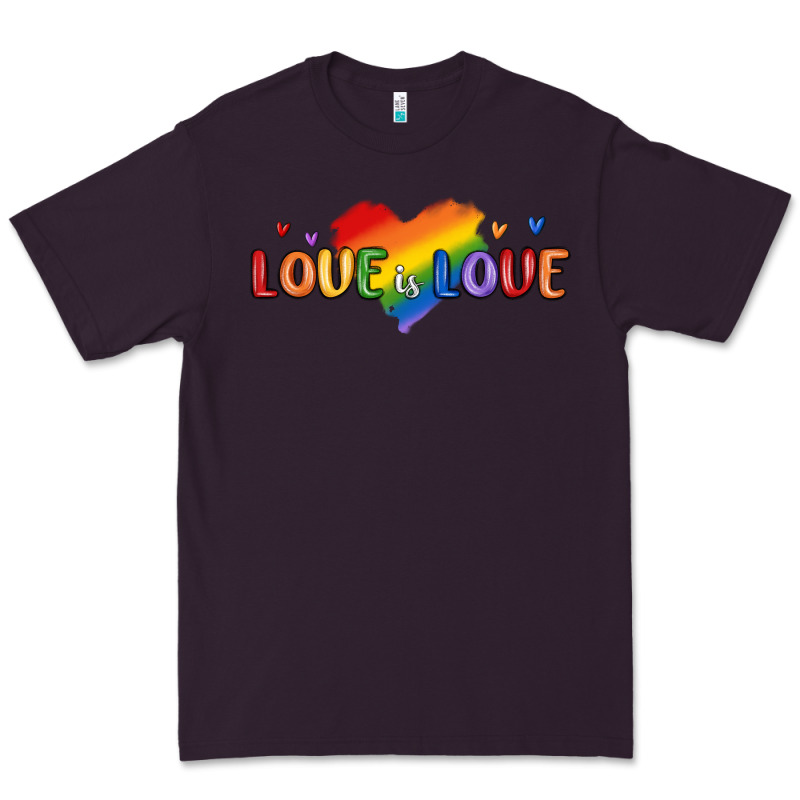 Love Is Love Lgbtq Premium Tee by MaliasSmallBusiness | Teevron
