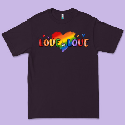 Love Is Love Lgbtq Premium Tee Designed By Maliassmallbusiness