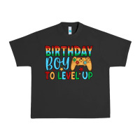 Pigment Black birthday boy to level up Urban Heavy Tee - JahusDesignShop
