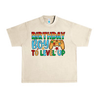 Sandshell birthday boy to level up Urban Heavy Tee - JahusDesignShop