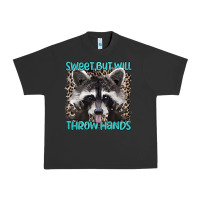 Pigment Black sweet but will throw hands Urban Heavy Tee - Artiststas
