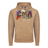 Vintage Coffee CMA Certified Medical Assistant Mardi Gras Vintage Hoodie - LillyAllenDesigns