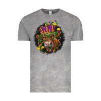 Cloud Rock Mardi Gras red Angus Vintage Tee - LillyAllenDesigns