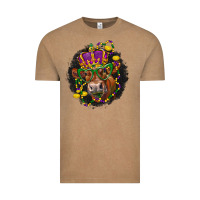Vintage Coffee Mardi Gras red Angus Vintage Tee - LillyAllenDesigns