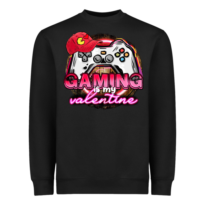 Gaming Is My Valentine Heavyweight Sweatshirt by HowdyJamesFarm | Teevron