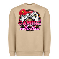 Mushroom Gaming is my valentine Heavyweight Sweatshirt - HowdyJamesFarm