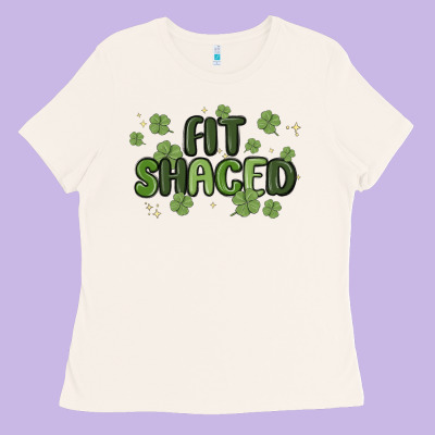 Fit Shaced Ladies Tee Designed By Maliassmallbusiness