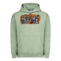 Pigment Oil Green home america Urban Hoodie - SublimationCraftShop