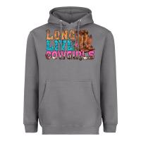 Storm Western Long Live Cowgirls With Roses Heavyweight Hoodie - BundleAndBundleShop