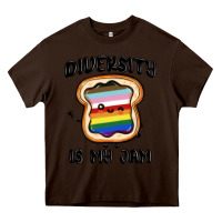Chocolate Brown diversity is my jam Heavy Core Tee - MaliasSmallBusiness