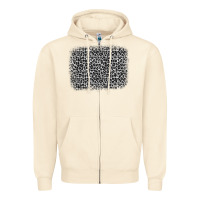 Sandshell grey leopard background Zipper Hoodie - OliviaCreatesArt