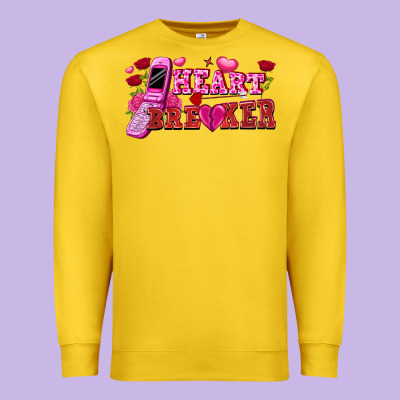 Heart Breaker Premium Sweatshirt Designed By Fadigitalartstudio