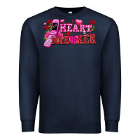 Navy heart breaker Premium Sweatshirt - FaDigitalArtStudio