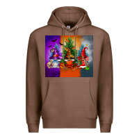Chestnut halloween gnomes Premium Hoodie - FaDigitalArtStudio