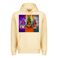 Pina Colada halloween gnomes Premium Hoodie - FaDigitalArtStudio