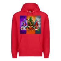 Red halloween gnomes Premium Hoodie - FaDigitalArtStudio