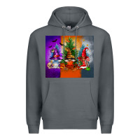 Rock halloween gnomes Premium Hoodie - FaDigitalArtStudio