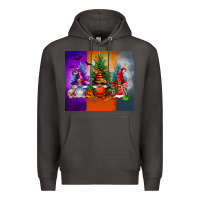 Smoke halloween gnomes Premium Hoodie - FaDigitalArtStudio