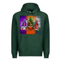Sports Green halloween gnomes Premium Hoodie - FaDigitalArtStudio