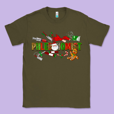 Christmas Phlebotomist Classic Tee Designed By Lillyallendesigns