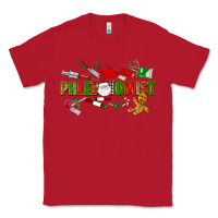 Red christmas phlebotomist Classic Tee - LillyAllenDesigns