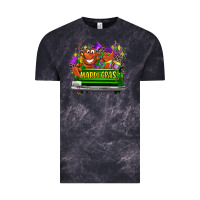 Cloud Black Mardi Gras truck Vintage Tee - LillyAllenDesigns