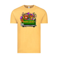 Vintage Mustard Mardi Gras truck Vintage Tee - LillyAllenDesigns