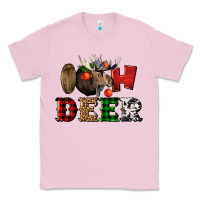 Bubblegum Pink oh deer christmas Classic Tee - LillyAllenDesigns