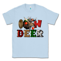 Dusty Blue oh deer christmas Classic Tee - LillyAllenDesigns