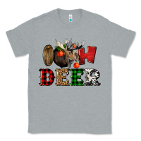 Heather Grey oh deer christmas Classic Tee - LillyAllenDesigns