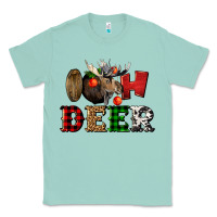 Seafoam oh deer christmas Classic Tee - LillyAllenDesigns