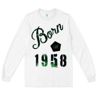 White Born In 1958 Long Sleeve Tee - Bettercallsaul