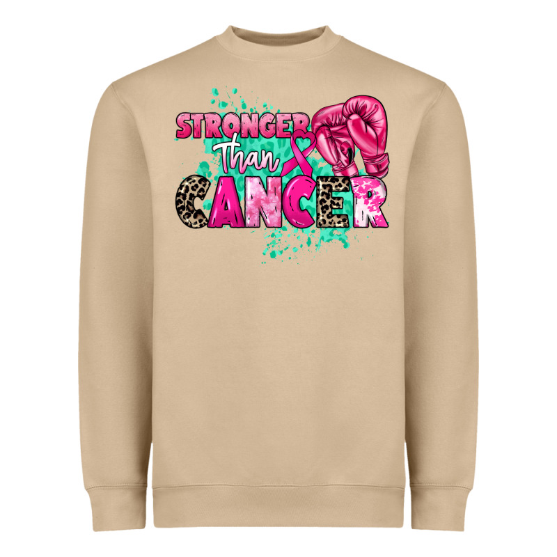 Stronger Than Cancer Heavyweight Sweatshirt by HowdyJamesFarm | Teevron