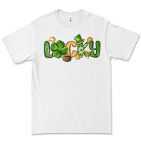 White lucky st patrick s day Premium Tee - MaliasSmallBusiness
