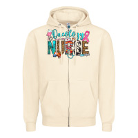 Sandshell oncology nurse Zipper Hoodie - OliviaCreatesArt