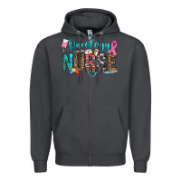 Smoke oncology nurse Zipper Hoodie - OliviaCreatesArt