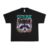Black cute but feral Urban Heavy Tee - Artiststas