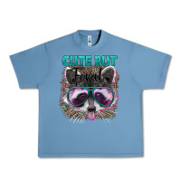 Pebble Blue cute but feral Urban Heavy Tee - Artiststas