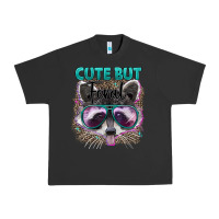 Pigment Black cute but feral Urban Heavy Tee - Artiststas