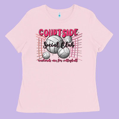 Volleyball Mom Ladies Tee Designed By Maliassmallbusiness