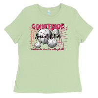 Matcha volleyball mom Ladies Tee - MaliasSmallBusiness