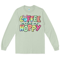 Matcha coffee makes me hoppy easter Long Sleeve Tee - Jasminsmagicworld