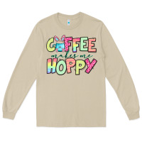 Mushroom coffee makes me hoppy easter Long Sleeve Tee - Jasminsmagicworld