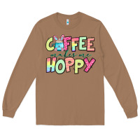 Toasted Coconut coffee makes me hoppy easter Long Sleeve Tee - Jasminsmagicworld