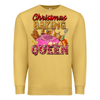Antique Gold christmas baking queen Premium Sweatshirt - FaDigitalArtStudio