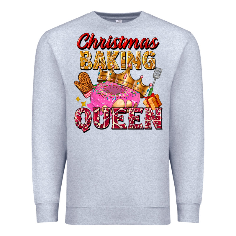 Christmas Baking Queen Premium Sweatshirt by FaDigitalArtStudio | Teevron