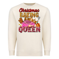 Sandshell christmas baking queen Premium Sweatshirt - FaDigitalArtStudio