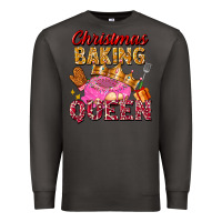 Smoke christmas baking queen Premium Sweatshirt - FaDigitalArtStudio